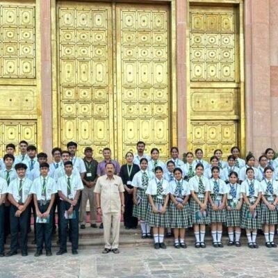 राजस्थान विधानसभा पहुंचे 56 विद्यार्थी, स्पीकर ने दी सीख